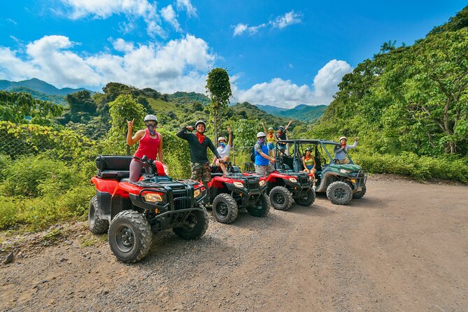 ATV Tour in Puerto Vallarta, waterfall and tequila tasting. - ATV setup: cushioned ride, safety gear, and manual vs automatic reality