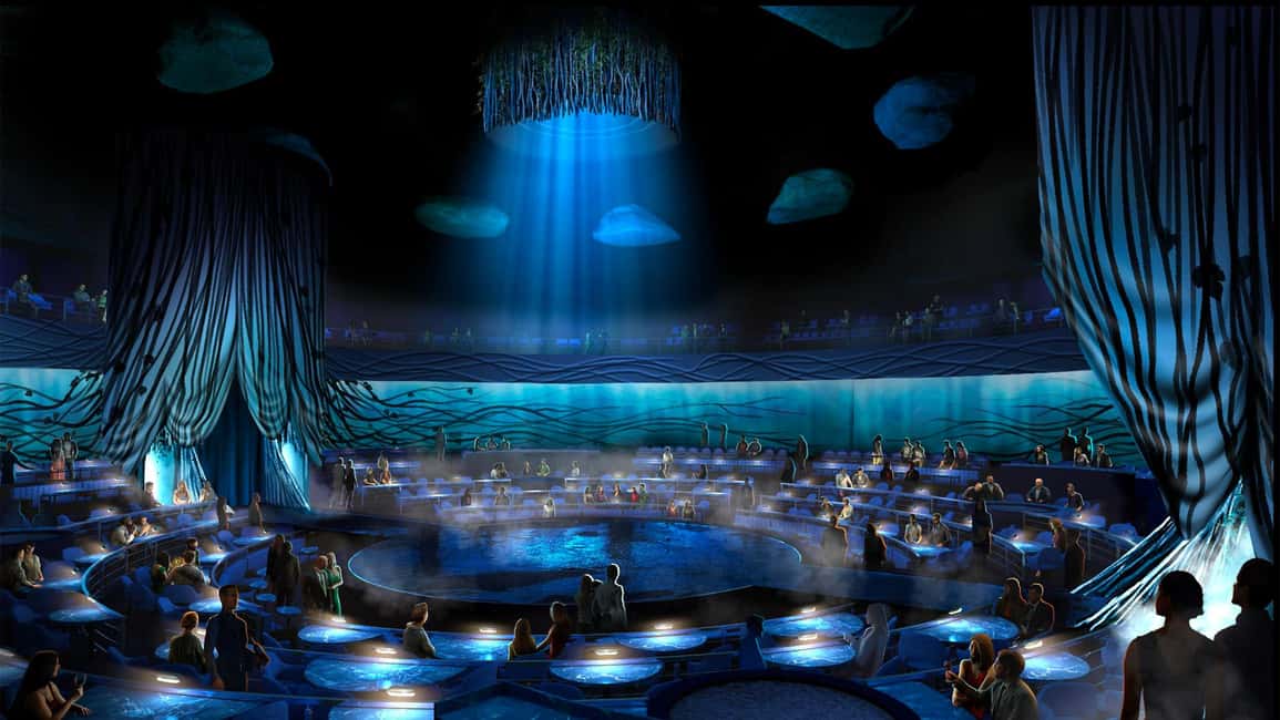 Cirque du Soleil LUDÕ — New Nayarit - Inside the custom 360° theater: water as the main stage partner