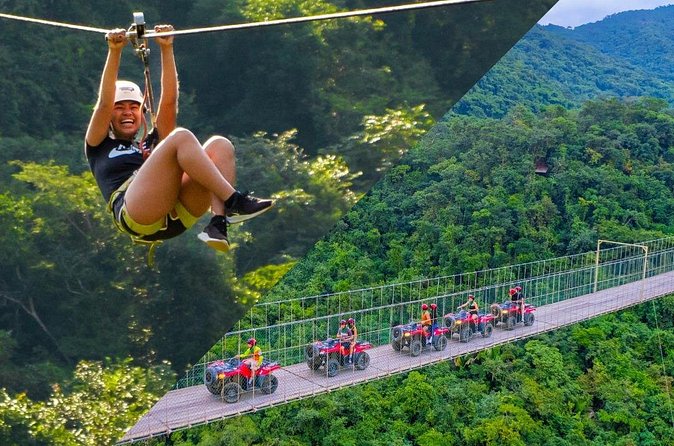 Combo ATV Jorullo Bridge + zip lines + mule ride - Mule ride at the end: a slower landing after speed