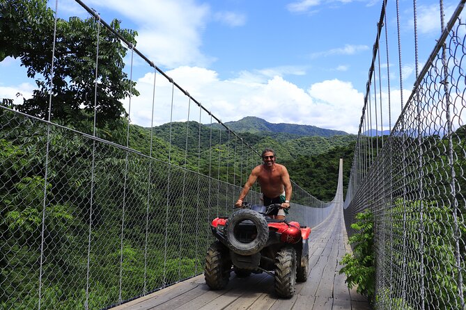 Combo ATV Jorullo Bridge + zip lines + mule ride - ATV time in the Sierra Madre Occidental: start with motion, not waiting