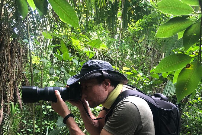 EcoHike to private beach, Jungle Walk to see plants & animals - Included gear: binoculars and poles make a real difference