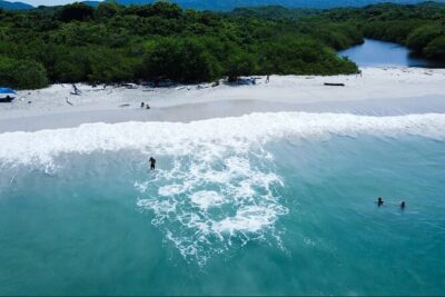 From Sayulita: Surf Trip to La Lancha Beach -all ages & levels - The Marea Surf School setup: boards, leashes, and level-matching