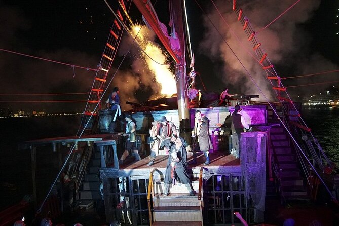 Incredible Nightly Pirate Show in the Bay of Puerto Vallarta - Dinner on Board: Lobster Tail and Filet Mignon, Plus Dietary Needs