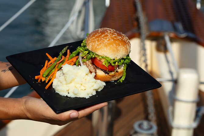 Luxury Puerto Vallarta Shared Sailing Tour: Sail, Swim & Dine - Chef-led lunch and the premium bar setup (yes, drinks are included)