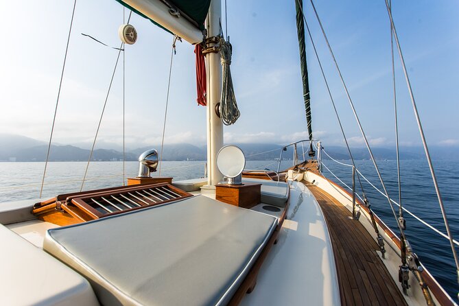 Luxury Puerto Vallarta Shared Sailing Tour: Sail, Swim & Dine - Sailing back toward Puerto Vallarta’s Malecon (when conditions allow)