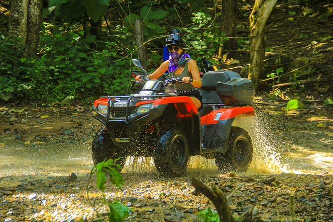 NEW!! Private ATV Tour of Everything Puerto Vallarta & Tequila T. - The ride starts in town: Malecón boardwalk and Isla Cuale