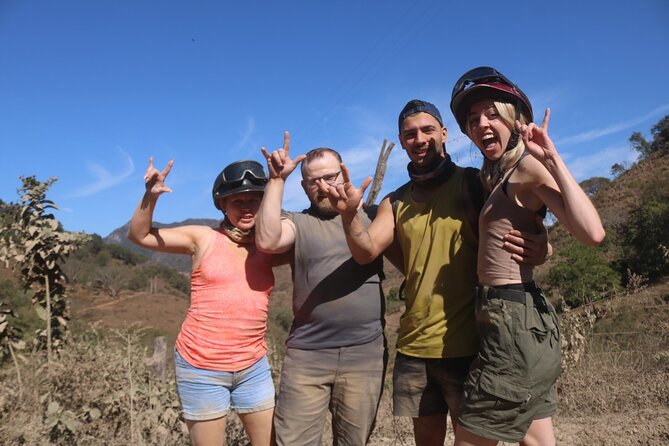 Off-road ATV-QUAD tour in single and double seats - Stop 1: El Jorullo Viewpoints, Mountain Road Time, and a River Bridge