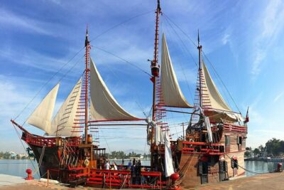 Pirate Ship by Day - Snorkeling, kayaking, and the island activity mix