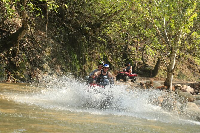 Private ATV tour with waterfall and Tequila tasting - First Steps at Base Camp: helmets, sheepskin, and safety pace