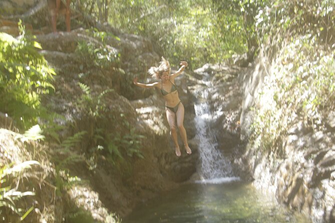 Private ATV tour with waterfall and Tequila tasting - Rancho Las Pilas Waterfall Stop: swim time and what it’s like