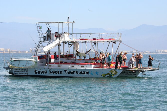 Private Yacht Charter on ChicaFun 1 Waterslides all inclusive - Yelapa: white sand beach time and easy seaside fun