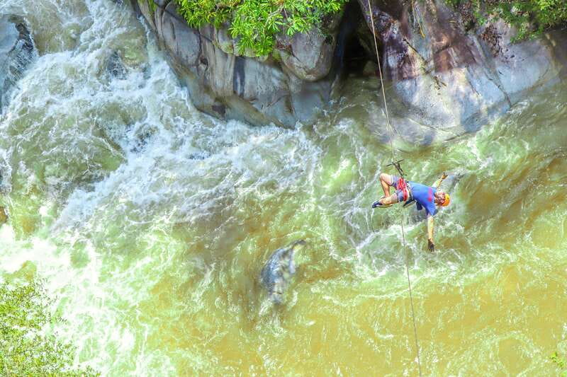 Puerto Vallarta: Canopy Tour with Zipline and Speedboat Ride - River time: water slides, kayaking, and natural pools (weather permitting)