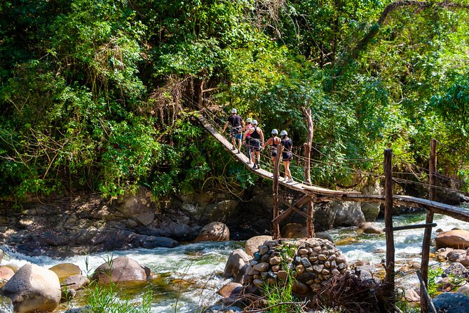 Puerto Vallarta Canopy Tour:Zip-lines and mule ride at the Sierra - Tequila Tasting, Restaurant Time, and the Infinity Pool Setup