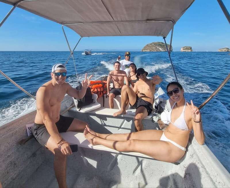 Puerto Vallarta: Full Day Hike to 6 Hidden Beaches & Snorkel - Playa Las Ánimas: Lunch, Seafood Time, and the Boat/Water-Taxi Finish