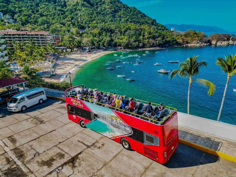 Puerto Vallarta: Hop-On-Hop-Off City Bus Tour - Los Arcos on the Malecon: Your Simple Start Point