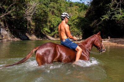Puerto Vallarta Horseback Riding - The Cuale River Horse Swim: A Refreshing Twist