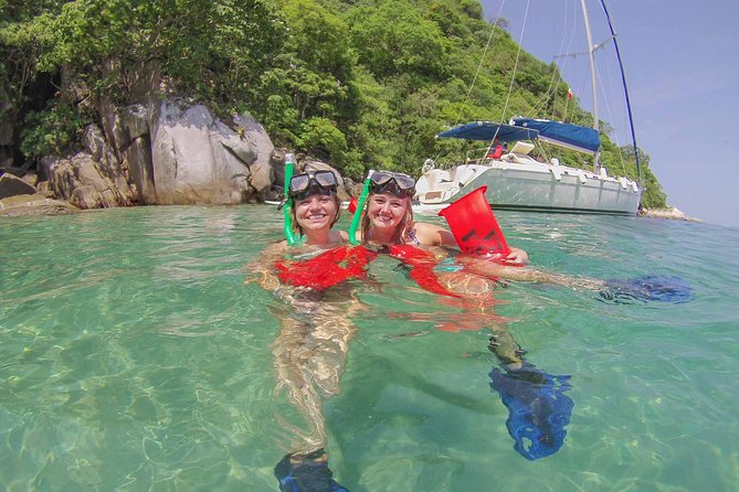 Puerto Vallarta Luxury Sailing with Premium Open bar & lunch - Swimming, snorkeling, and SUP without the hassle