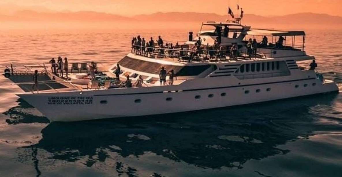 Puerto Vallarta: Mega Yacht Whale Watching Sunset Cruise - Cruise Time in Bahía de Banderas: The Ride That Sets the Tone