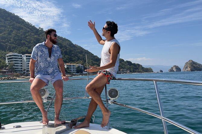 Puerto Vallarta: Private Luxury Yacht Sunset Cruise with Open Bar - The 3-hour route: Los Arcos first, then Malecón lights after dark