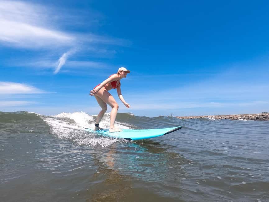 Puerto Vallarta: Surf lessons - Sand Session First: Safety, Board Parts, Paddle Form, and Standing Cues