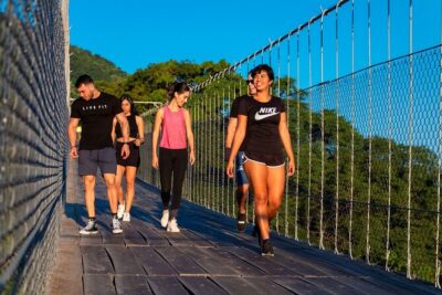 Puerto Vallarta Zipline, Mule ride and Jorullo Bridge Walking - The Cuale River park: what you’re walking into before the harness goes on