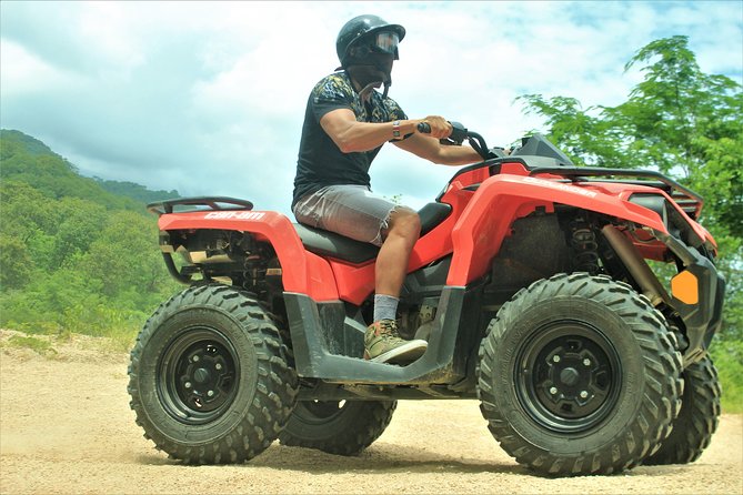 Quads ATV Off Road Adventure - The route stop at Old Downtown Puerto Vallarta (and the Rio Cuale detail)