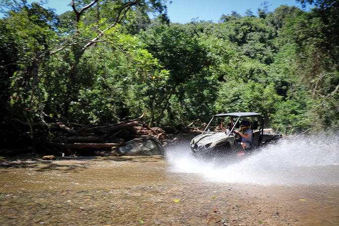Side by side/rzr in the mountain, waterfull and tequila tasting - Safety gear, traffic control, and what to expect on dirt and water