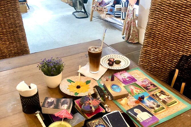Tarot Reading with Coffee & Chocolate or Smoothie - Crystals and Chakra Balancing: The Included “Reset”