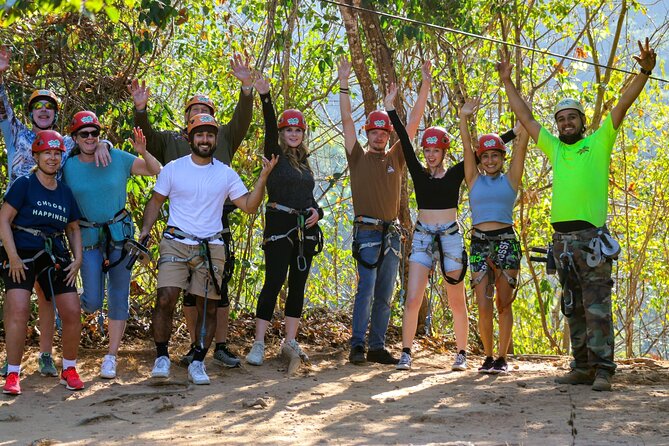 Zip Line Adventure in the heights in Puerto Vallarta 11 lines - From Platform One to the Last Brake: How the 11 Lines Are Structured